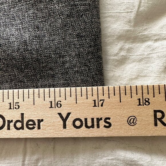 Banana Republic Women's Gray Midi Pencil Skirt Lined SZ 6 Side Slit Zip Accent - Picture 10 of 10